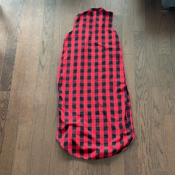 Plaid full length vest from BP purchased from Nordstroms. - Picture 2 of 2